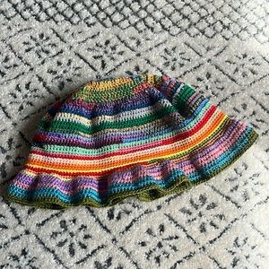 Handmade crochet bucket hat